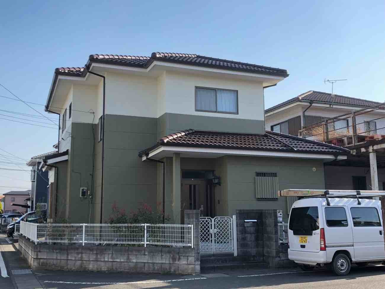 前橋市　K様邸　屋根・外壁塗装工事 画像