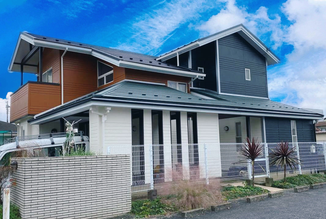 前橋市　O様邸　屋根・外壁塗装工事 画像