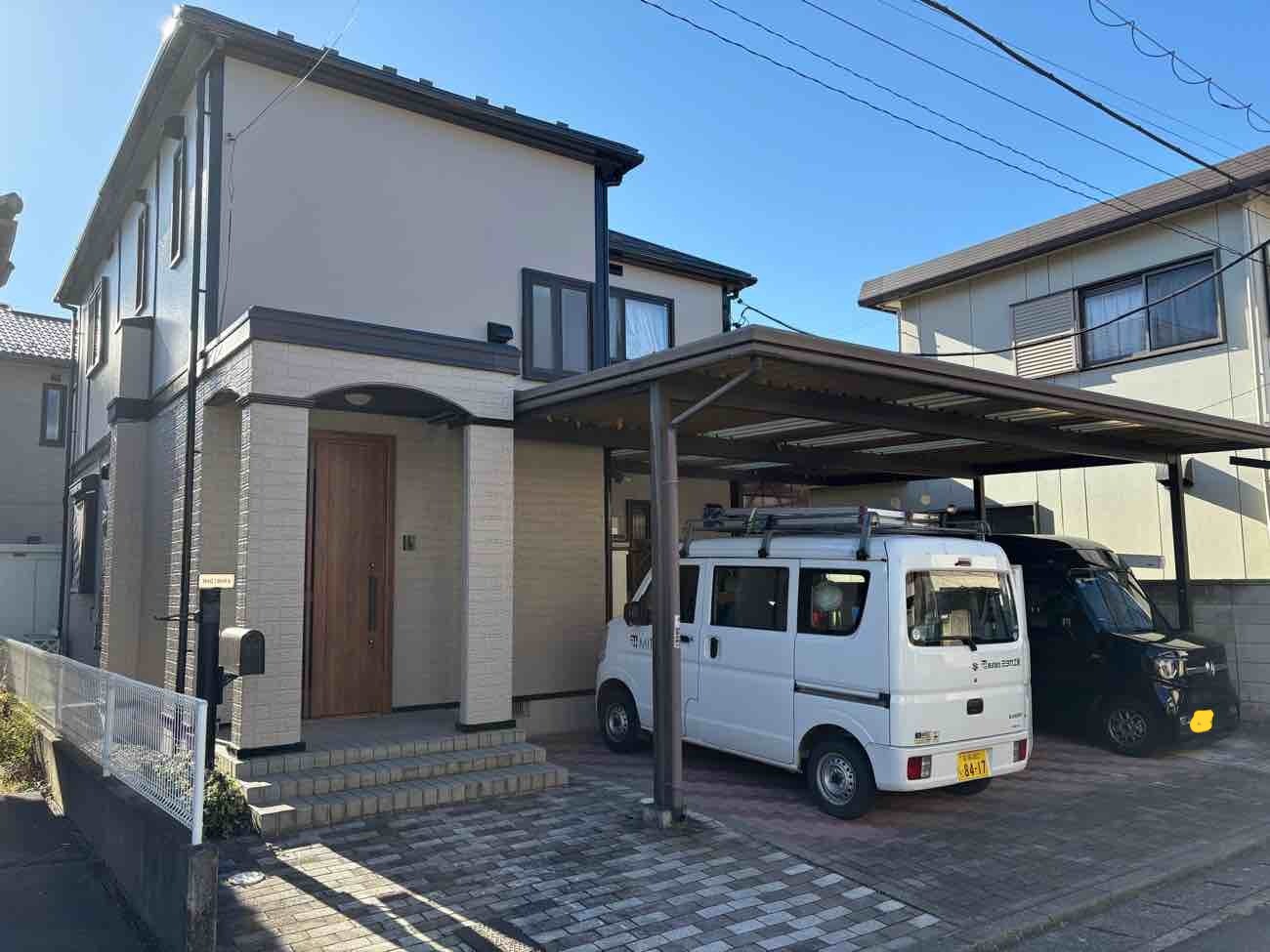 前橋市　H様邸　外壁塗装工事 画像