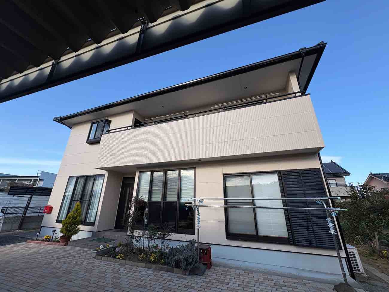 前橋市　K様邸　外壁塗装工事 画像