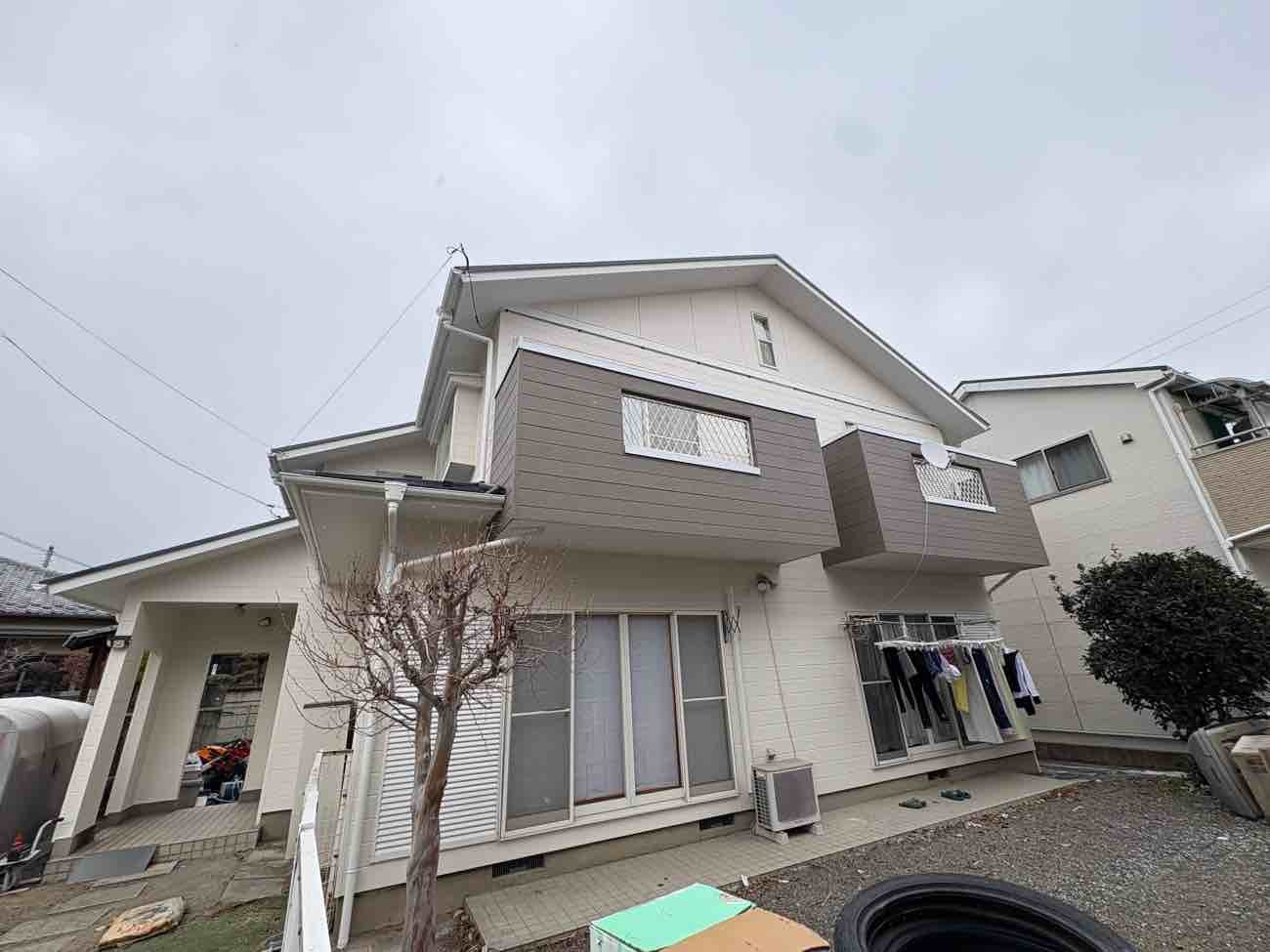 前橋市　F様邸　外壁塗装工事 画像