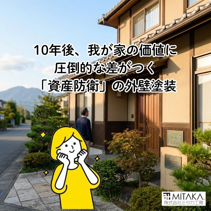 前橋で家の資産価値を守る外壁塗装!10年後に差がつくリフォームの秘訣 画像
