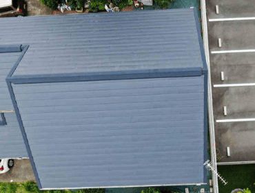 カバー工法　屋根塗装完成　写真​
