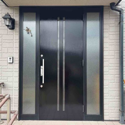 前橋市　S様邸　玄関ドア塗装工事 アイキャッチ画像