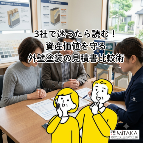 前橋市で外壁リフォーム!失敗しない見積もりの見方と資産防衛術 アイキャッチ画像